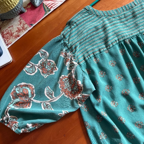 Knox Rose Boho Style Rayon Blouse Size XXL - Picture 6 of 6